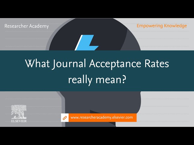 What journal acceptance rates really mean