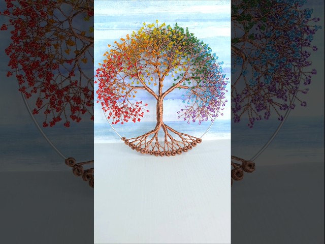 Wire Tree Tutorial 😉 #wiretree #tutorial #art #rainbow