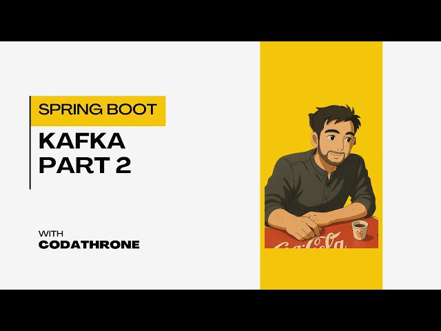 Kafka + Java spring boot part 2