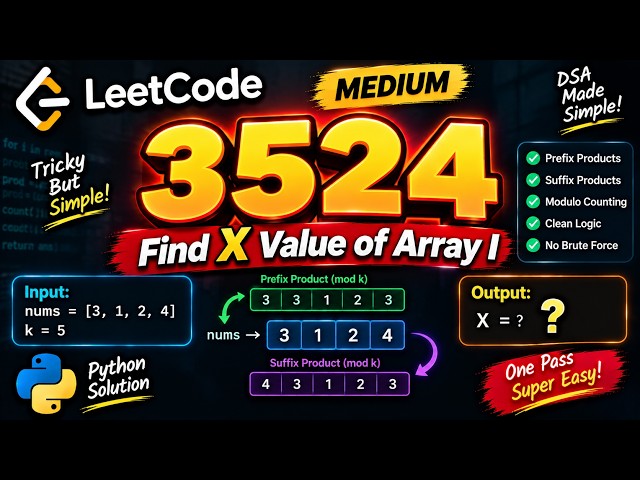 Most People Overthink This Product Modulo Problem | LeetCode 3524 DSA in Python