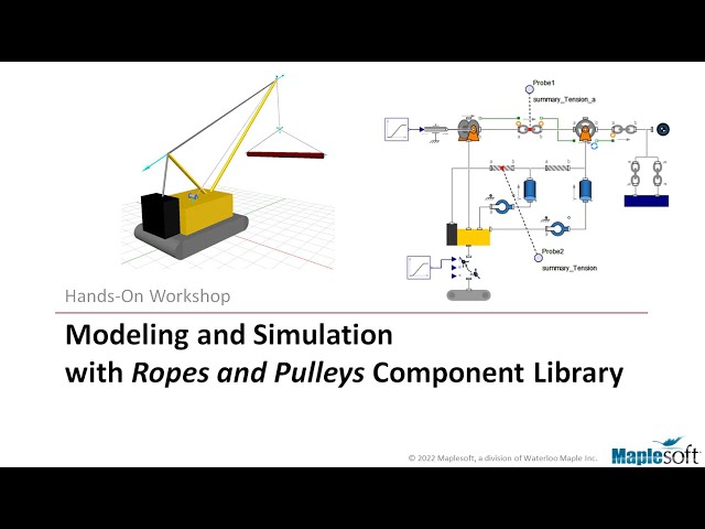 Modeling and Simulation with Cables, Ropes, and Pulleys