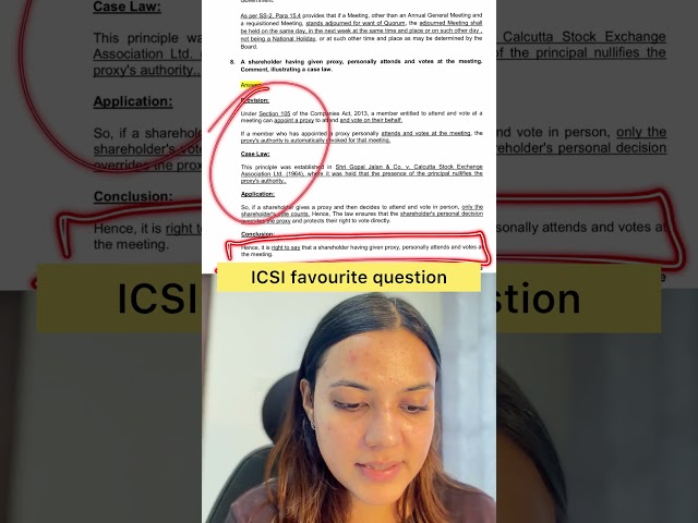 ICSI’s favourite question