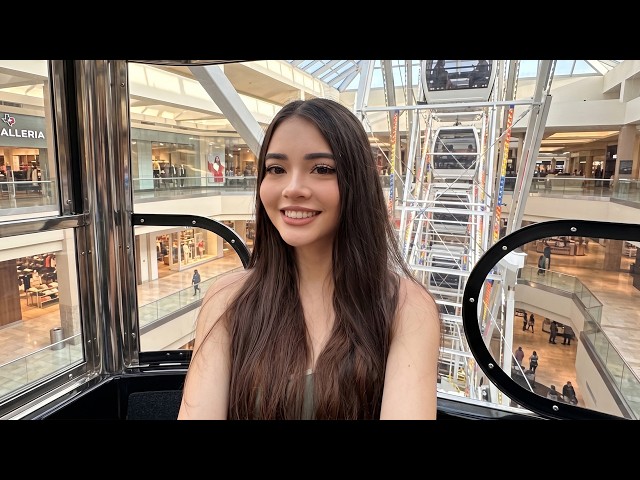 Solo Exploring Austin’s Wild New Mall! (Ferris Wheel & Aquarium)