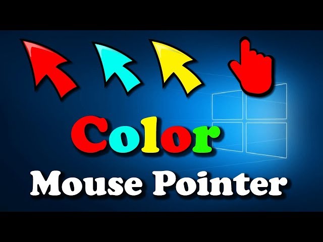 How to Change Mouse pointer color in Windows 10 | Highlight Your Computer Mouse Pointer