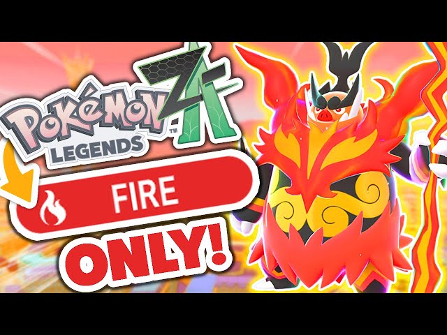 Can You Beat Pokémon Legends: ZA with ONLY FIRE TYPES?