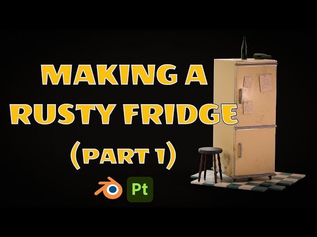How to Make a Rusty Fridge in Blender (Part 1)