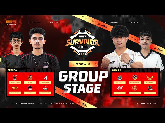 🔴 PRG Survivor Series | Group Stage [A x D]