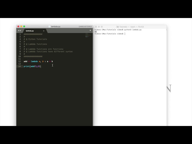 Python - Lambda Functions