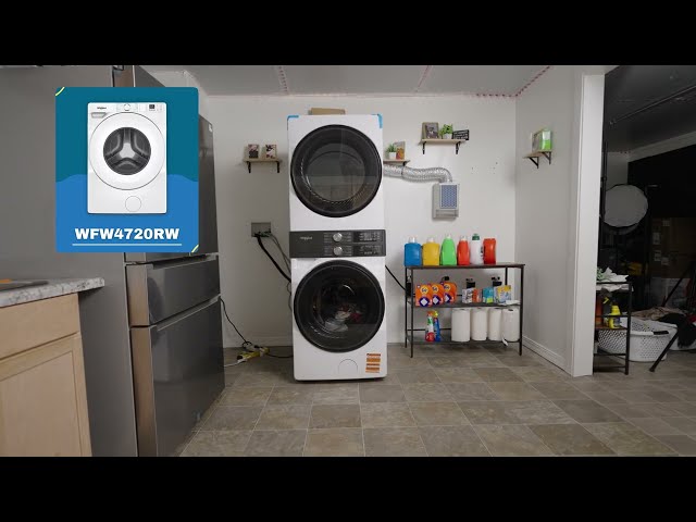 How to find error codes, reset, and recalibrate a Whirlpool front load washer or stacked dryer