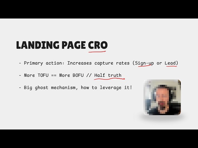 The ghost mechanism behind why landing page CRO really works