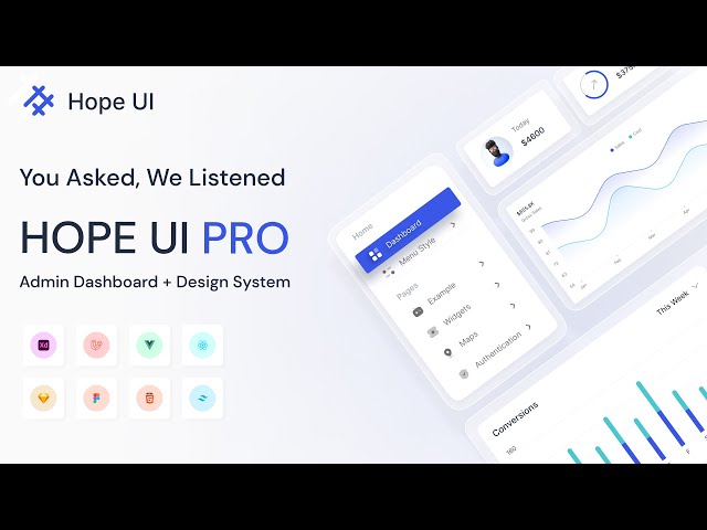 You Asked, We Listened – HOPE UI PRO – Admin Dashboard + Design System | Iqonic Design