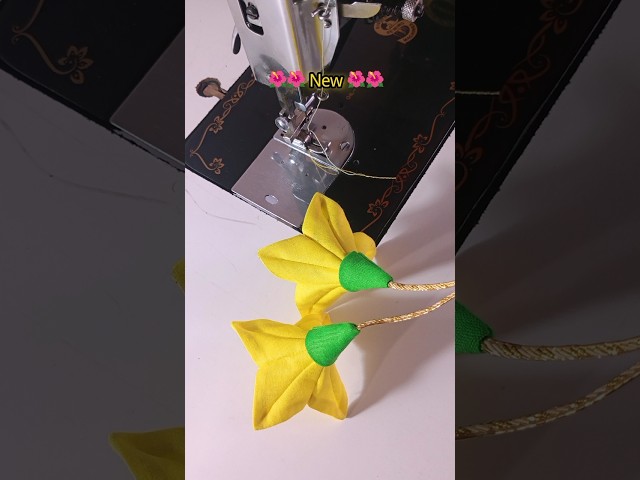 🌻🌼beautiful flower latkan making🌻 Blouse Latkan Cutting and Stitching #shorts #latkandesign