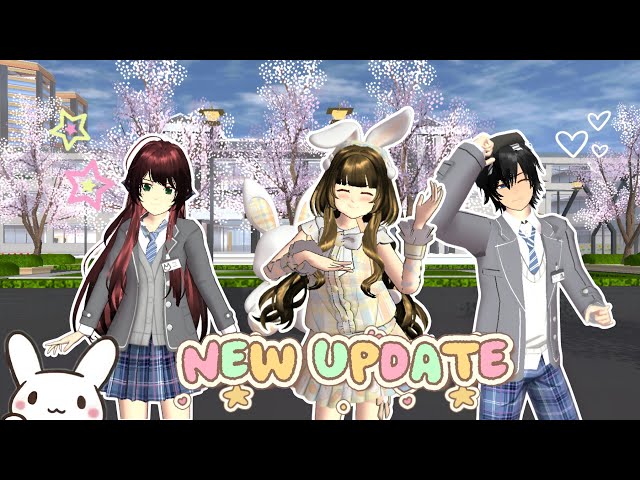 New Sakura Uniform and Rabbit Outfit 🐰 Sakura School Simulator Chinese version ❤️
