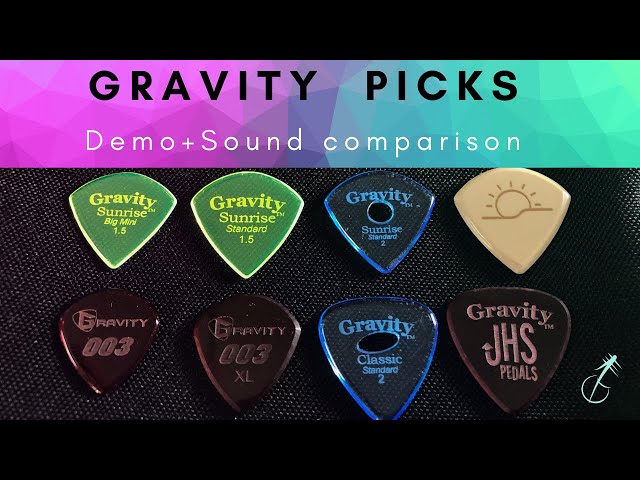 Gravity Guitar Picks Demo and Sound Comparison