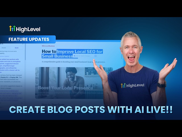 Create Blog Posts with AI Live!