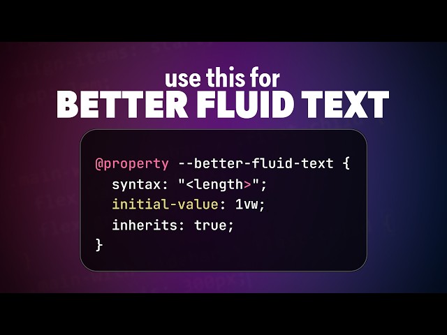 Fixing fluid typography