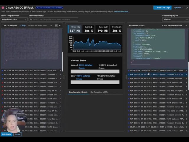 Standardize Cisco ASA Logs on OCSF with Edge Delta Security Data Pipelines