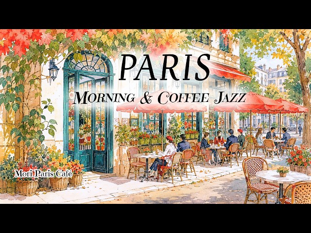 Playlist | Relaxing French Jazz 🍁 Cozy Café Music for Slow Mornings & Deep Relaxation