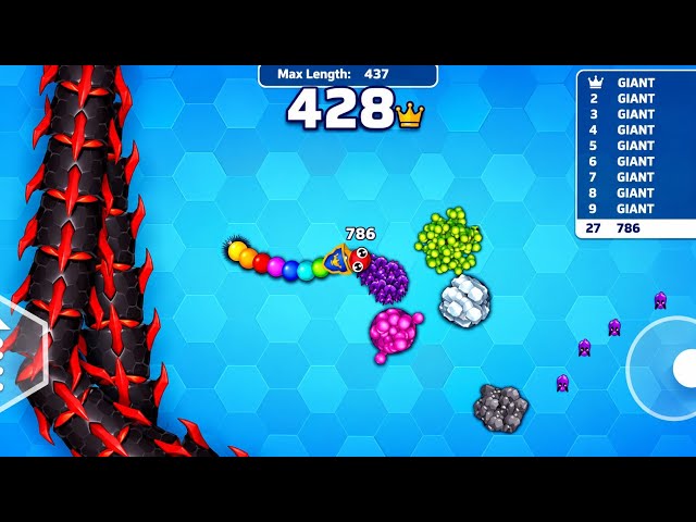 SNAKE IO🐍 GIANT SNAKE IO vS 💀 MONSTER  🌈 RAINBOW EPIC SNAKE IO 🐍 BEST / FUNNY GAMEPLAY !