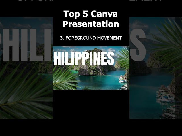 Top 5 Canva Animation Presentations #canva #canvatutorial #canvadesign