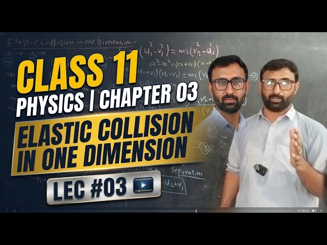 Elastic Collision in One Dimension Explained | Class 11 Physics | THE Z AXIS