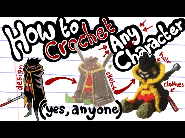 The Ultimate guide on how to Crochet ANY Character- Step by Step process