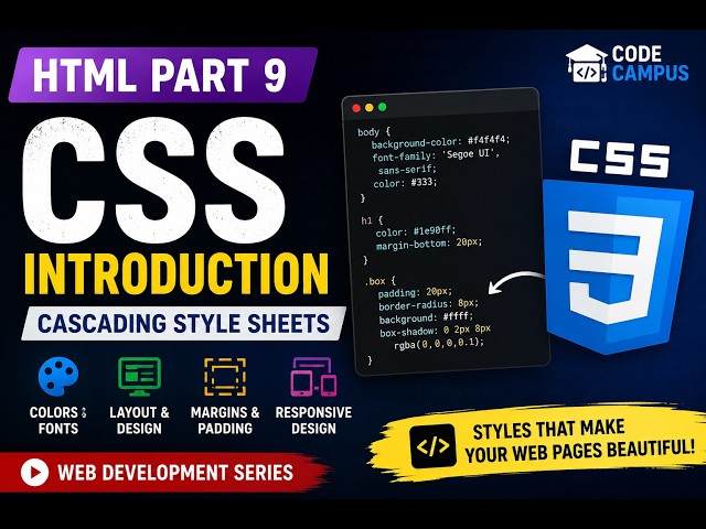 CSS Tutorial for Beginners | Complete CSS Basics | Code Campus | @CodeCampus-11