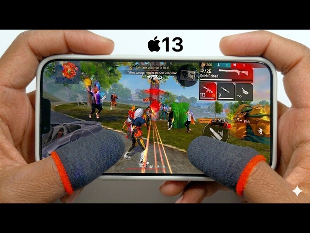 Iphone 13 in Br rank 26kill Free Fire full Handcam gameplay test 256gb in 2025🔥