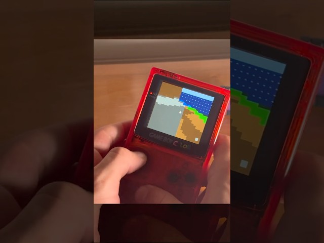 3D Minecraft on the Gameboy Color