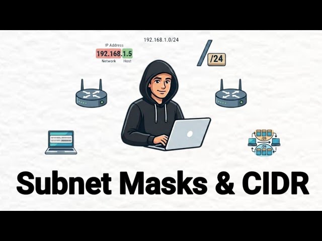 Subnet Masks & CIDR Explained: A Beginner's Guide