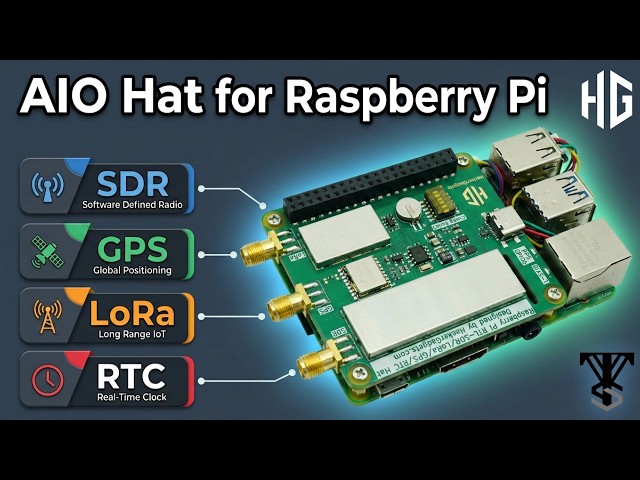 Hacker Gadgets AiO Hat For Raspberry Pi