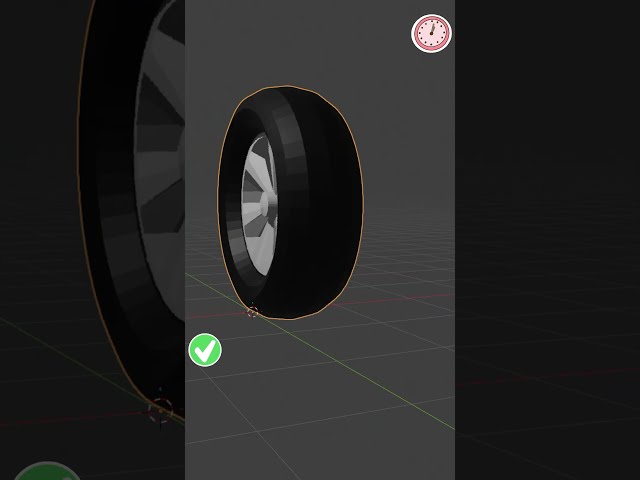 How to Model a Car wheel in Blender  Quick  Tutorial for Beginners #blender3d #automobile  #gaming