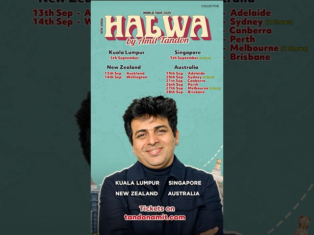 Australia, New Zealand, Singapore and KL happening in September. Tag your friends!