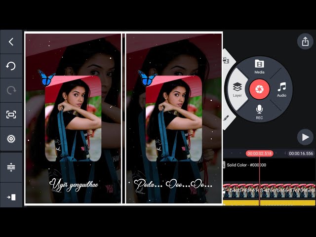 Kinemaster Tutorial - Trending Photo Lyrics WhatsApp Status Video Editing in KineMaster