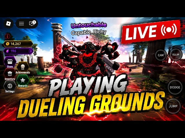 Playing Dueling Grounds ON LIVE!!!!!!