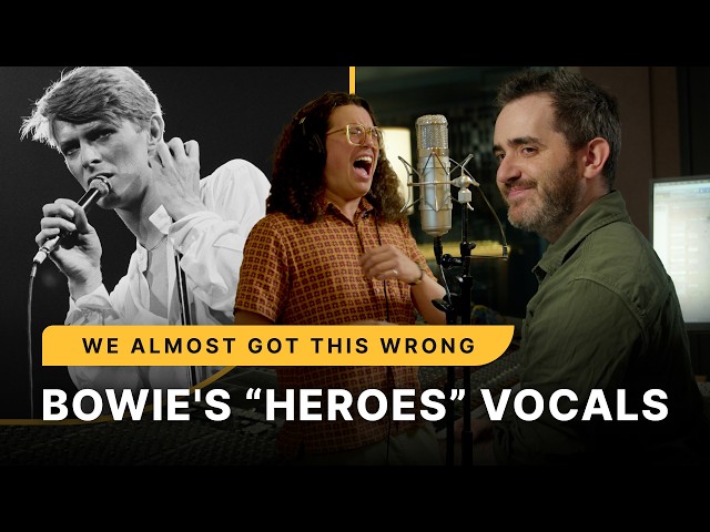 We Recreated Bowie's "Heroes" and Learned We Were Wrong | Steal It From The Pros