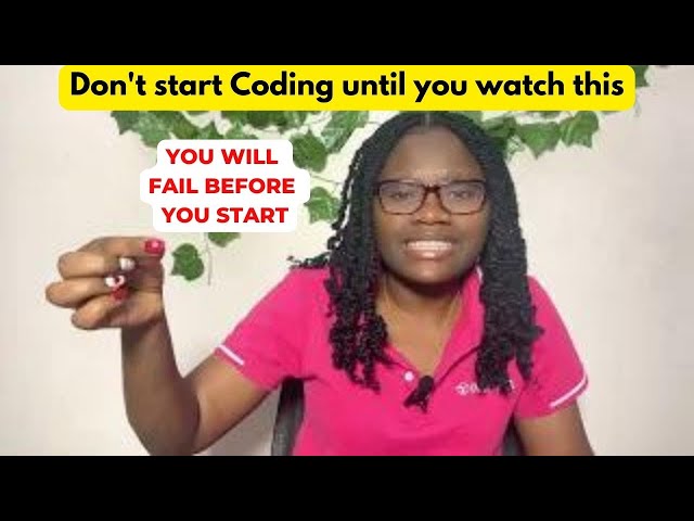 Do these 5 things and you will fail on your coding journey