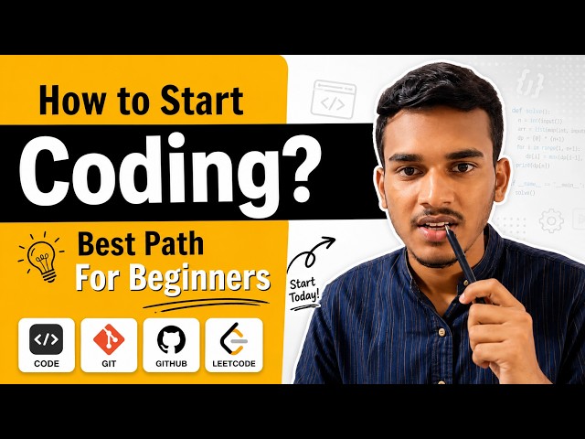 How to start coding in 2026 🚀 (Complete Beginner's Guide 📚) and roadmap