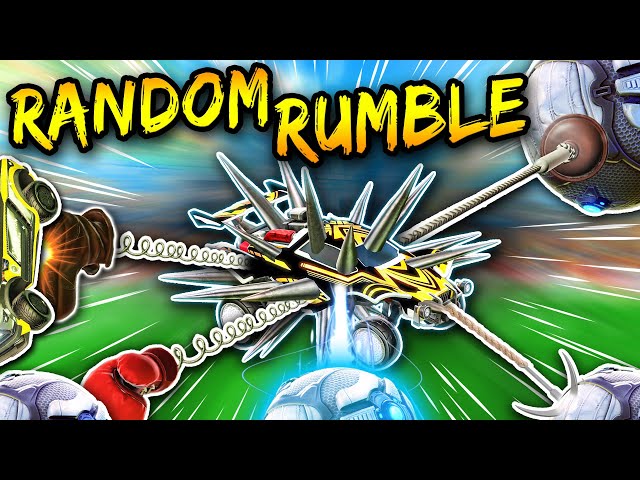 Rocket League, but the Rumble items are RANDOM