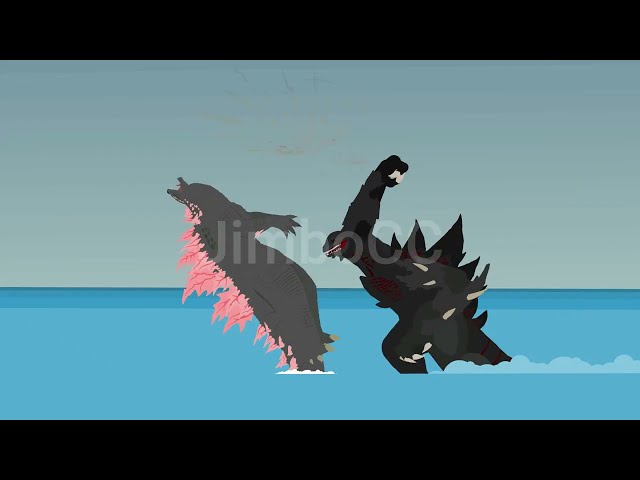 "Evolved Godzilla vs Hakaishin Godzilla CLIP" (sound not finished)