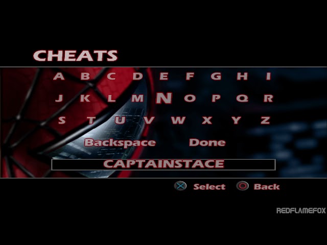 Spider-Man (2002) - All Cheat Codes Passwords