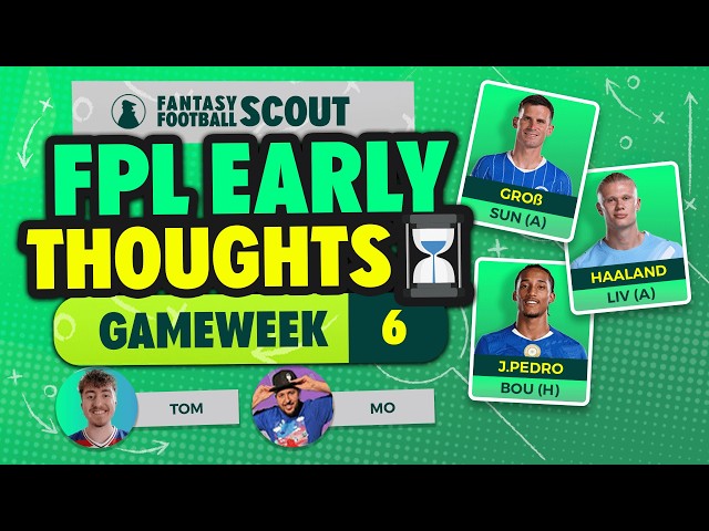 WILDCARD & BENCH BOOST PLANS! 🍟 | FPL EARLY THOUGHTS GW6 💭 |  FPL Tips 26/27