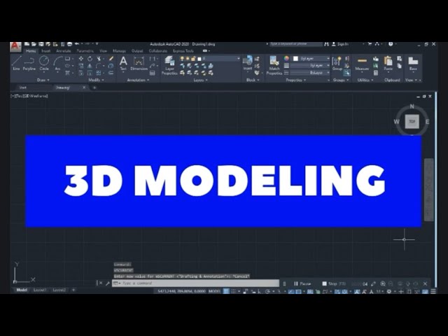 Create a 3D Model with the help of 3d modelling toll | AutoCad #autocad