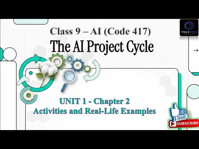 Unit 1 AI Project Cycle - Activity based (Class 9 AI)