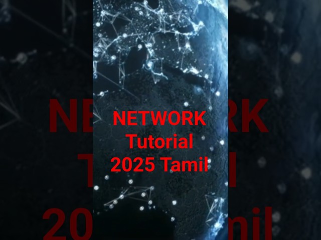 network series 1 👇#networking #tutorials #tamiltech