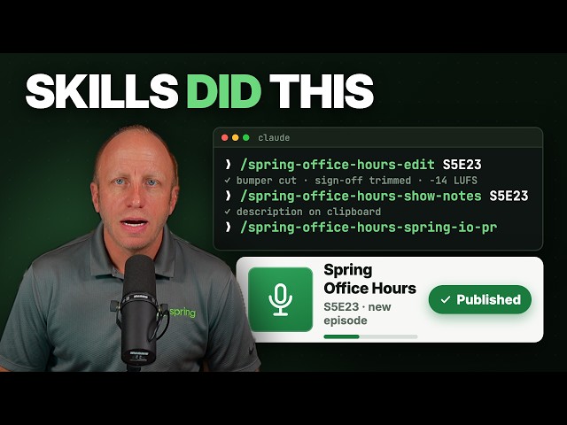 I Publish My Podcast with Claude Code and Skills