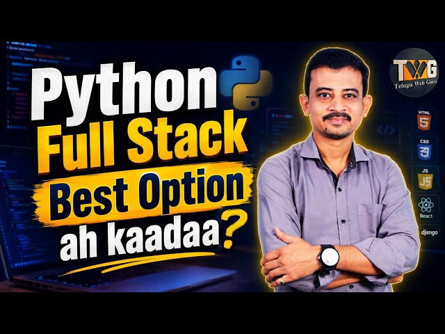 python full stack best option ah kaadaa ? | Is Python Full Stack Best Option in 2026?