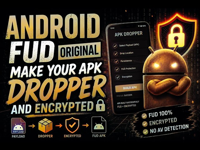 FUD APK Encryption & Obfuscation EXPOSED  How Android Malware Hides in APKs