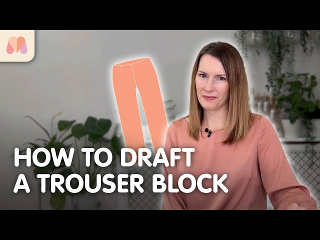 How to Pattern Draft | Trousers | Step-by-Step Tutorial