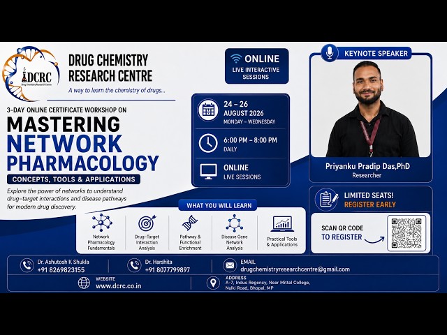 MASTERING NETWORK PHARMACOLOGY - CONCEPTS, TOOLS & APPLICATIONS : Day 01